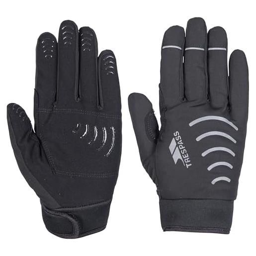 Trespass uaglglf20001crblml - guanti da ciclismo unisex adulto, m, colore: nero nero