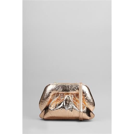 THEMOIRÃ¨ pochette gea pineapple fabric in ecopelle rame