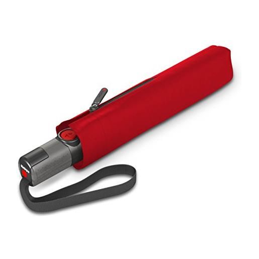 Knirps ts200 - ombrello duomatic compatto e piatto, rosso, taglia unica, ts200 - ombrello duomatic compatto e piatto
