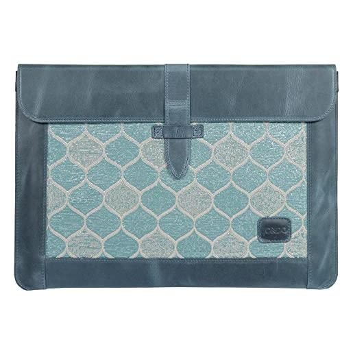 Londo borsa in pelle di grano superiore per mac. Book - custodia per mac. Book pro e mac. Book air 14 - 13 (m4, m3, m2, m1, pro, max) 13,3, i. Pad pro 12,9 - modelli 2020-2024