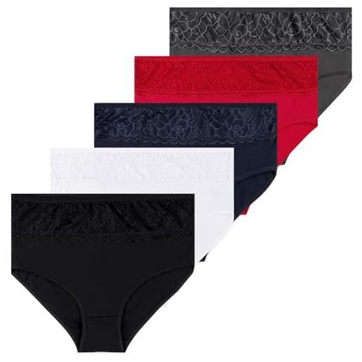 Necalisi Set Di Mutandine Da Donna Hipster In Pizzo Mutandine Invisibili Intimo Sexy Intimo Comodi Slip Ultra Morbidi Multicolore 2 M 125082132
