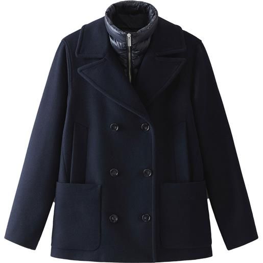 WOOLRICH sideline 2in1 wool coat
