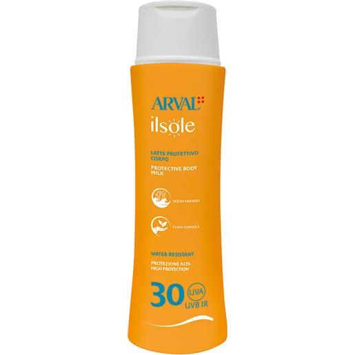 Arval ilsole latte protettivo corpo spf30 200ml - latte solare corpo alta prot. 