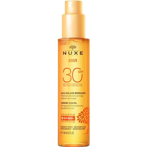 Nuxe olio solare viso e corpo spf30 150ml - olio solare corpo alta prot. 