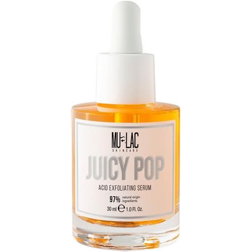 Mulac skin care juicy pop acid exfoliating serum 30ml - siero viso antimperfezioni