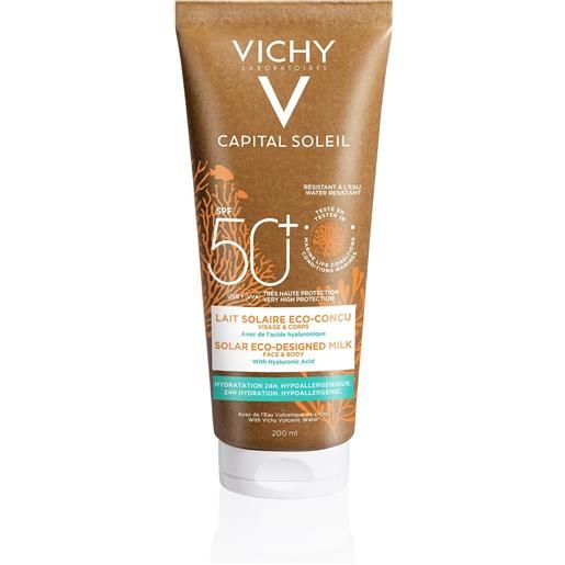 VICHY capital soleil eco latte spf50+ 200ml - latte solare corpo alta prot. 