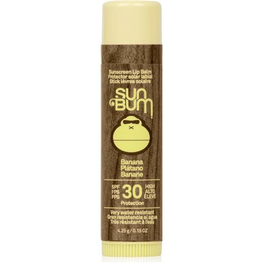 SUN BUM spf30 sunscreen lip balm - banana 4.25g - stick solare alta prot. 