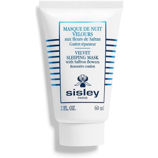 Sisley viso masque de nuit velours aux fleurs de safran 60ml - maschera lenitiva