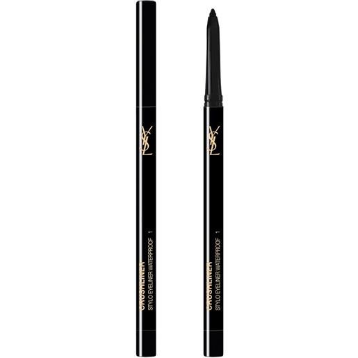 Yves Saint Laurent crushliner 1 noir intense - matita occhi