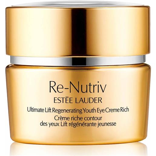 Estée Lauder re-nutriv ultimate lift regenerating youth eye creme rich 15ml - contorno occhi antirughe