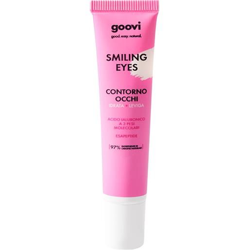 Goovi viso contorno occhi smiling eyes 15ml - contorno occhi idratante