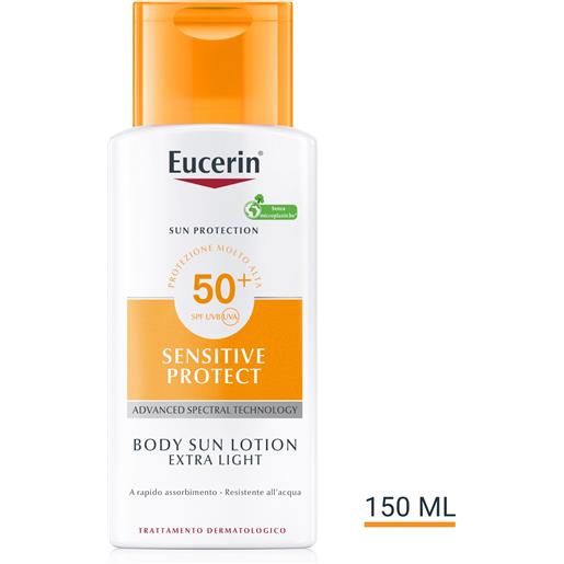 Eucerin sensitive protect sun lotion extra light spf50+ 150ml - latte solare corpo alta prot. 