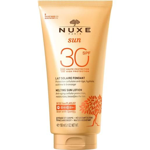 Nuxe latte solare viso e corpo spf30 150ml - latte solare corpo alta prot. 
