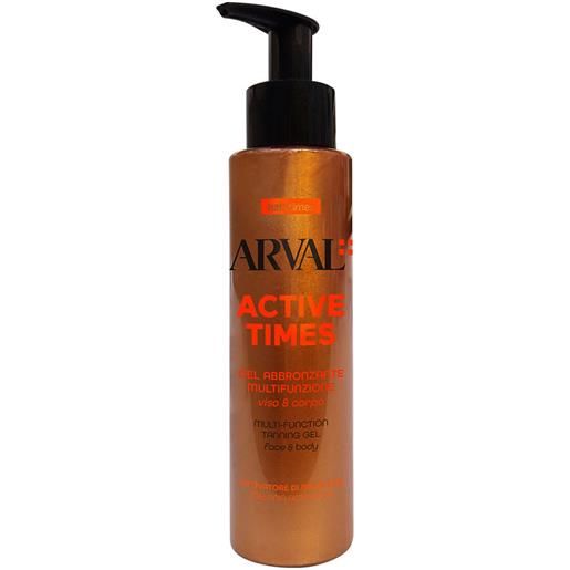 Arval half times active times - gel abbronzante multifunzione 150ml - preparatore abbronzatura
