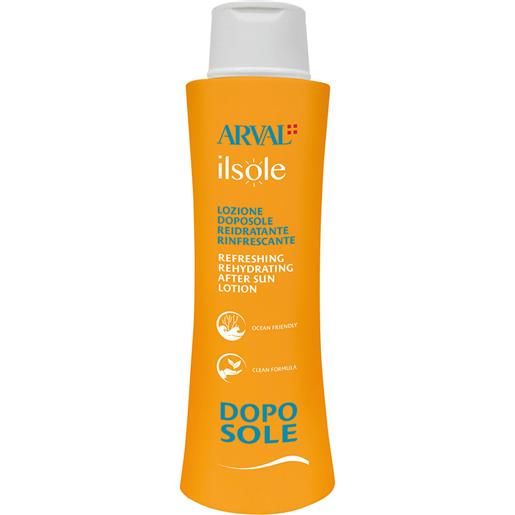 Arval ilsole lozione doposole reidratante rinfrescante 400ml - latte corpo doposole