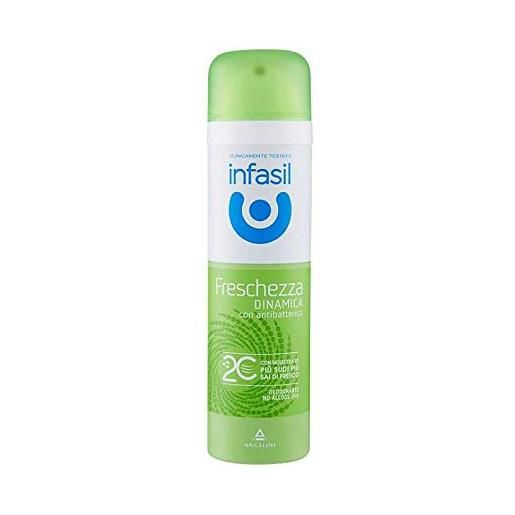 Infasil deo spray 6x150ml molecola 2c freschezza dinamica doccia fresh
