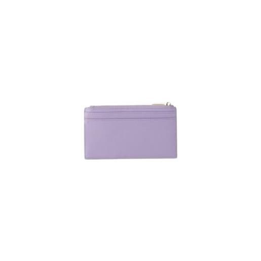 Liu Jo Jeans liu jo ecs card holder whit zipper viola 00172 glicine 17x10