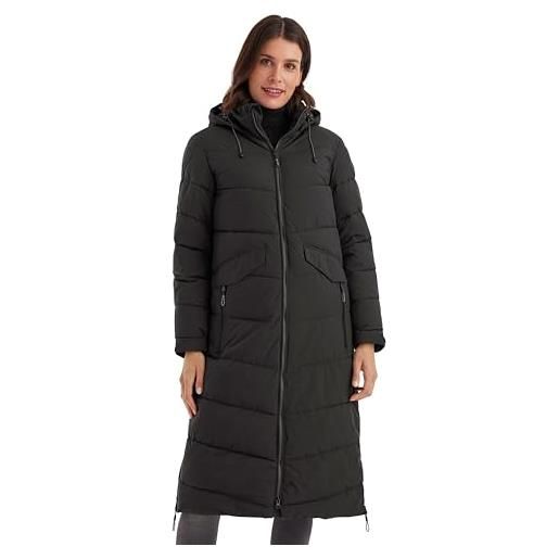 Killtec women's cappotto/cappotto invernale in look piumino con cappuccio kow 62 wmn qltd ct, black, 44, 38642-000