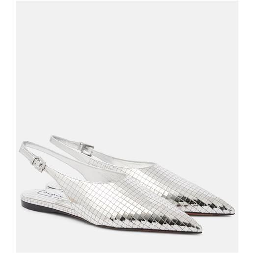 Alaia alaïa ballerine slingback art deco in pelle
