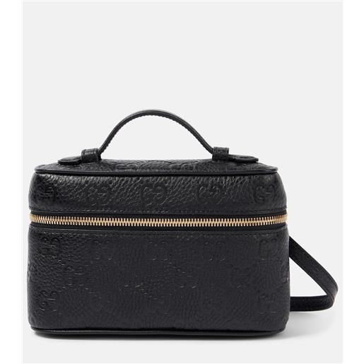 Gucci borsa gg emblem small in pelle