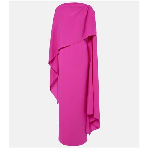 Roksanda abito lungo demetria in crãªpe