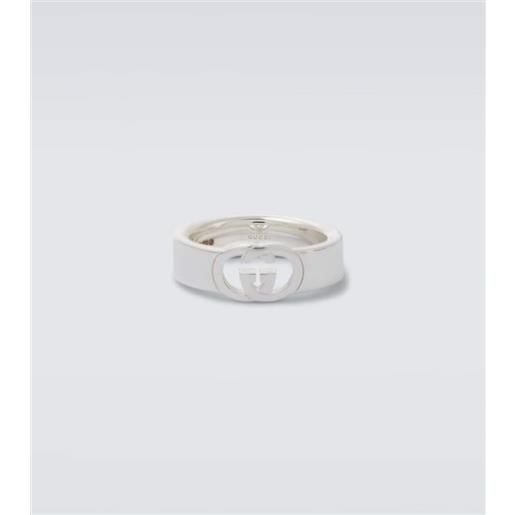 Gucci anello gg in argento sterling