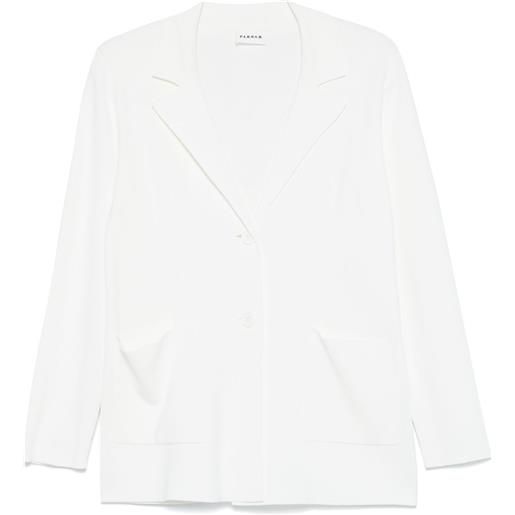 P.A.R.O.S.H. giacca lavorata a maglia - bianco