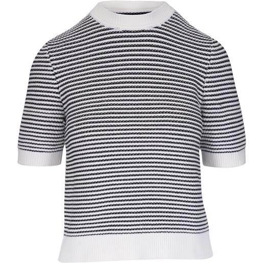 Akris Punto top a righe - bianco