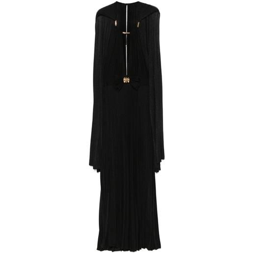 Elisabetta Franchi abito da sera in lurex - nero
