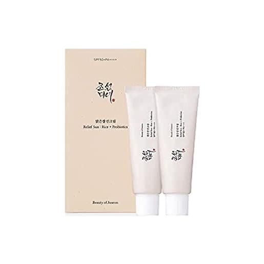 Beauty of Joseon [Beauty of Joseon] relief sun: rice + probiotics - 2 pack (50ml x 2)