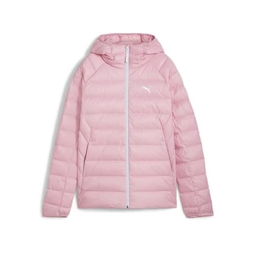 PUMA packlite hooded down jacket - giù unisex, mauved out, l - 849407