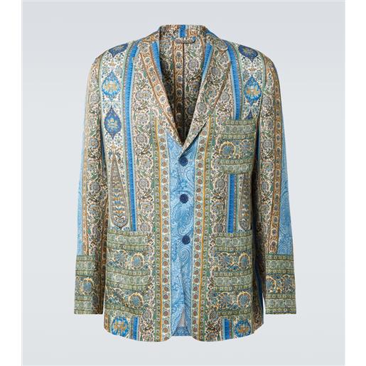 Etro blazer con stampa paisley