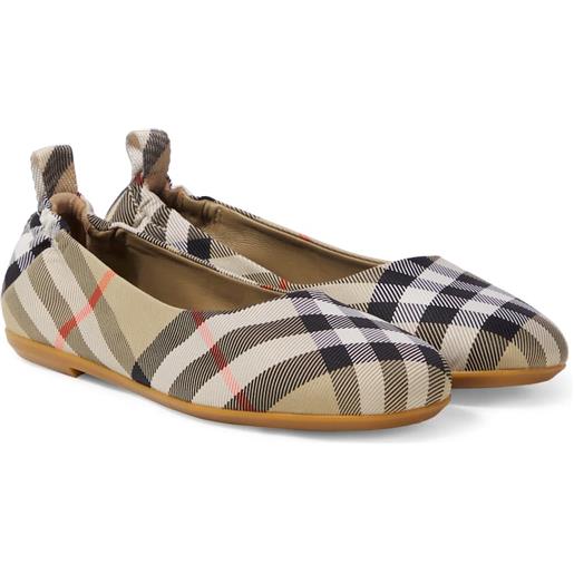 Burberry Kids ballerine burberry check