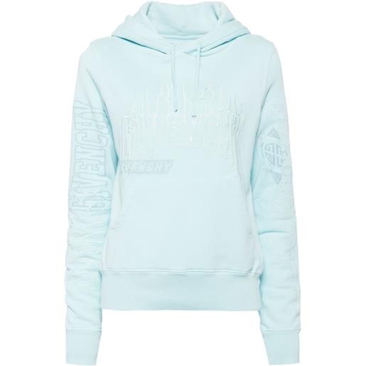 Givenchy felpa con cappuccio - blu