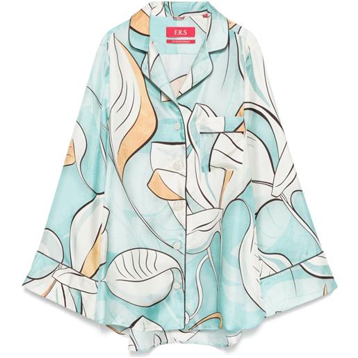 F.R.S For Restless Sleepers camicia emera - blu