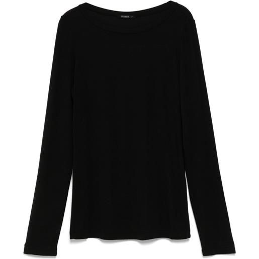 Transit t-shirt a maniche lunghe - nero