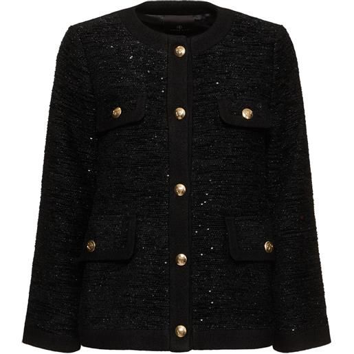 ANINE BING blazer senza colletto lydia