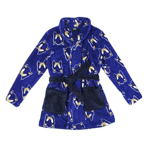 Nada Home vestaglia da notte sonic the hedgehog bambino in morbido pile ufficiale 5550