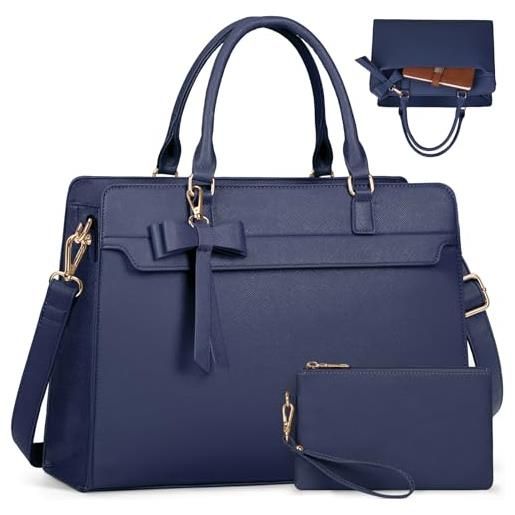 Borsa Tote Donna In Pelle PU - Grande Capacità, Tracolla, Per Università E Lavoro - Foto 4