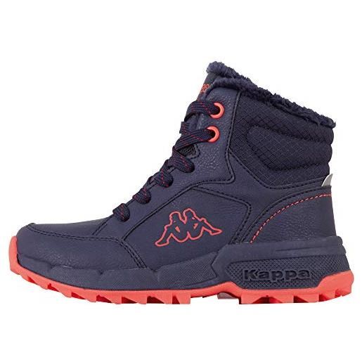 Kappa Valdis Oc K Scarpe per jogging su strada Unisex - Bambini e ragazzi, Nero (Black/Grey), 35 EU