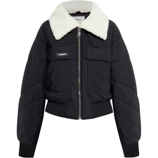 Coperni giacca con applicazione logo - nero