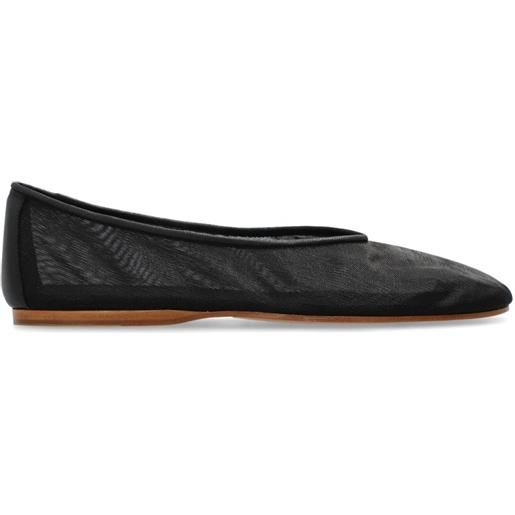 Forte Forte ballerine con tulle - nero