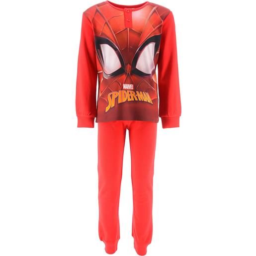Pigiama Marvel Spider-Man Per Bambini – Set Da 2 Pezzi In Morbido Pile, Maglietta A Maniche Lunghe E Pantaloni, Taglie 3-8 Anni