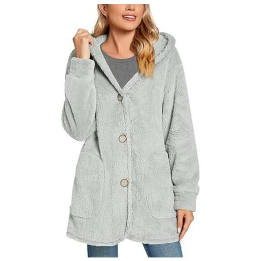 Cocila felpa teddy black friday cappottino grigio donna trench impermeabile donna maglione termico donna giacca a imbottita giacchino pelle corto giacca invernale gotica donna vestiti di raso black friday