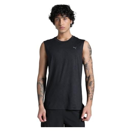 PUMA m move cloudspun aop tank, carri armati unisex - adulto, PUMA black, 