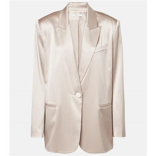 The Sei blazer oversize in raso di seta