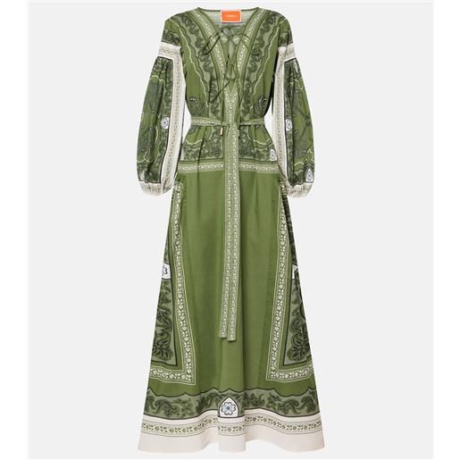 La DoubleJ abito lungo viviana in mussola di cotone