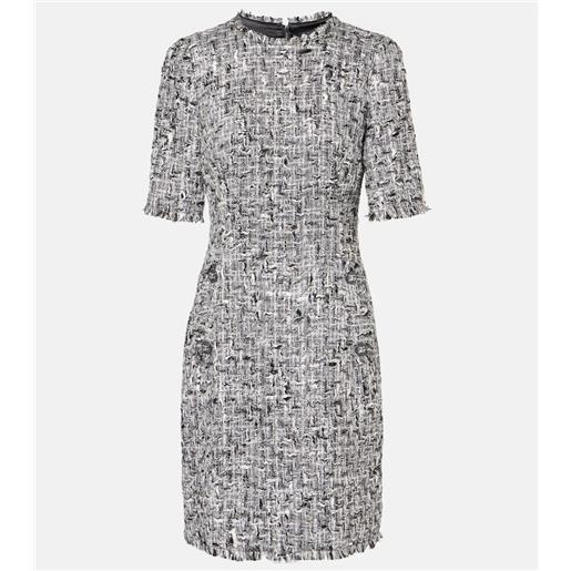 Dolce&Gabbana abito corto dg in tweed con lamã©