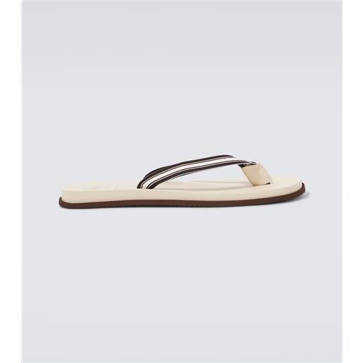 Brunello Cucinelli sandali con pelle