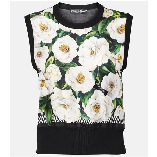 Dolce&Gabbana pullover in seta